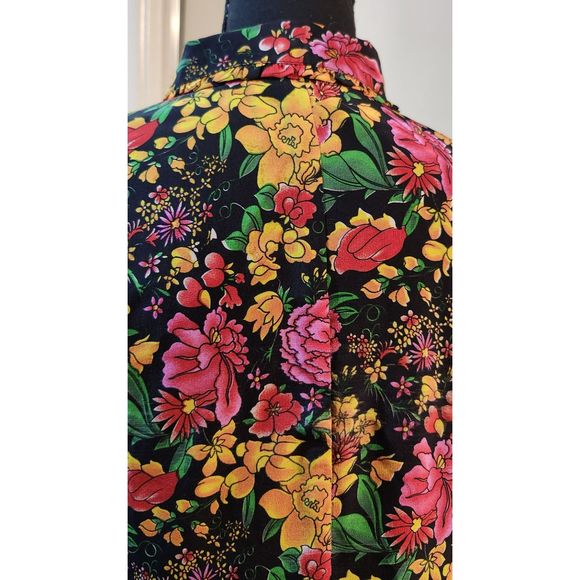 Dieuthanh Haute Couture floral, retro dress size small - Picture 8 of 14